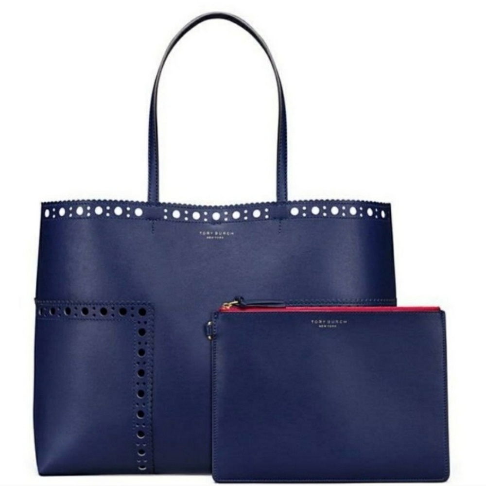 TORY BURCH Block-T Brogue Tote